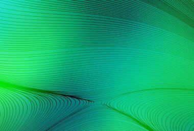 Eğimli çizgileri olan açık yeşil vektör arkaplan. Basit bir şekilde yepyeni renkli bir tasvir. Markan için yeni kompozisyon.