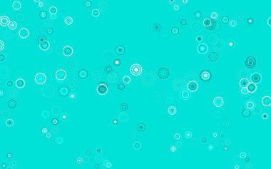 Küreli açık yeşil vektör deseni. Bulanık yağmur damlaları olan soyut bir çizim. İş ilanınız için tasarım.