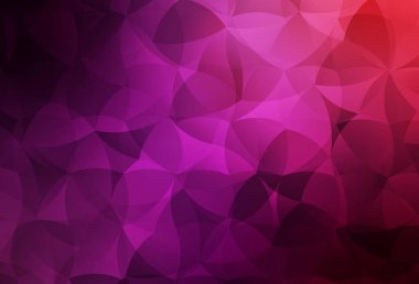 Koyu mor, pembe vektör düşük polimer arkaplan. Üçgenli modern soyut çizim. Pankartın için tamamen yeni bir şablon.