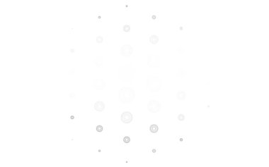 Disklerle açık gri vektör dokusu. Doğa tarzında bulanık halkaları olan güzel renkli çizimler. Marka kitabınız için yeni şablon.