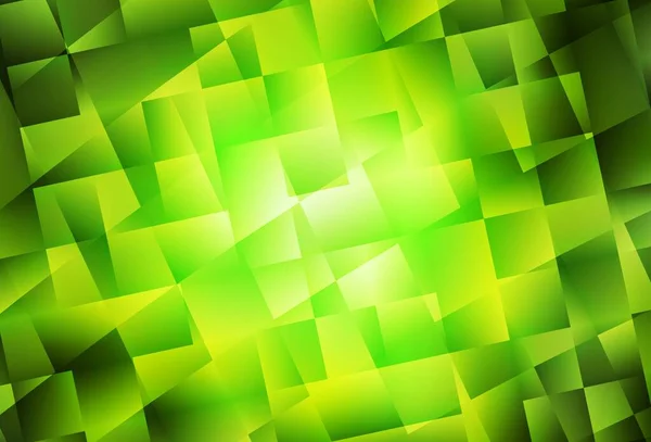 Světle Zelená Žlutá Vektorová Textura Pravoúhlém Stylu Ilustrace Sadou Barevných — Stockový vektor