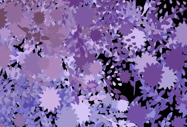 Fond Vectoriel Violet Clair Avec Des Formes Abstraites Formes Chaotiques — Image vectorielle