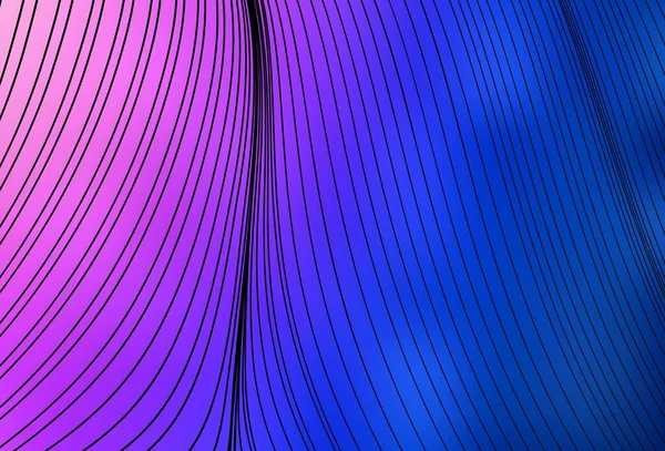 Roz Deschis Model Vectorial Albastru Linii Ilustrație Abstractă Circumflexă Gradient — Vector de stoc