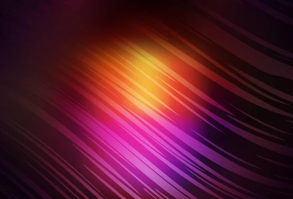 Dark Pink Yellow Vector Modern Elegant Background Shining Colorful Illustration — Stock Vector