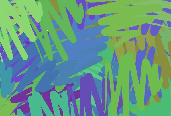Світлий Багатобарвний Векторний Фон Стрічками Блискуча Кольорова Ілюстрація Гострими Смугами — стоковий вектор
