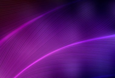 Bükülmüş çizgileri olan koyu pembe vektör dokusu. Eğri şekilli yepyeni renkli bir tasvir. Reklamınız için yepyeni tasarım..