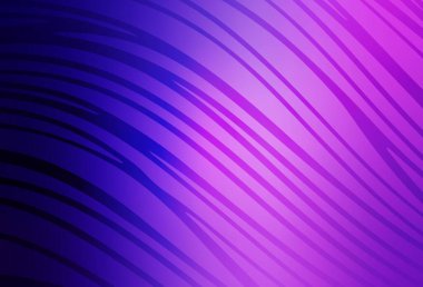 Açık Mor, pembe çizgili vektör şablonu. Basit bir şekilde yepyeni renkli bir tasvir. Reklamınız için yepyeni tasarım..