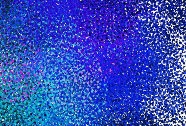 Açık mavi, küreli kırmızı vektör deseni. Renkli su damlaları olan modern soyut çizimler. Reklamlar, broşürler için desen.