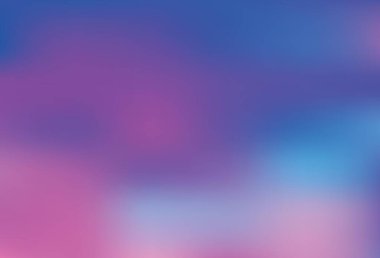 Açık pembe, mavi vektör soyut bulanık arkaplan. Parlak renkli bir illüstrasyon. Çalışmalarınız için akıllı tasarım.