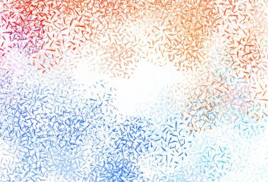 Açık Pembe, düz çizgileri olan kırmızı vektör arkaplan. Renkli çubuklarla, soyut çizimler. Reklam, kitapçıklar, broşürler için desen.