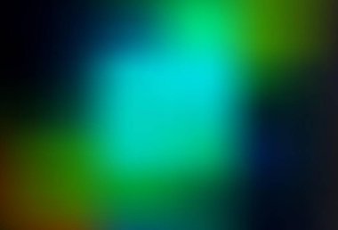 Koyu mavi, sarı vektör bulanık parlak soyut arkaplan. Görüntü stili ve gradyanı olan yeni renkli çizimler. Marka kitabınız için yeni biçim tasarımı.