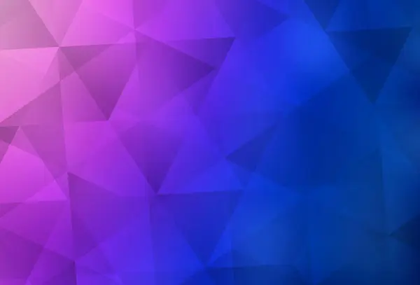 Rose Pâle Bleu Vecteur Polygone Disposition Abstraite Échantillon Aux Formes — Image vectorielle