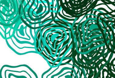 Çizgileri olan açık yeşil vektör arkaplanı. Soyut ve gradyan biçiminde geometrik çizim. Reklamınız, broşürleriniz, broşürleriniz için yeni bir doku..