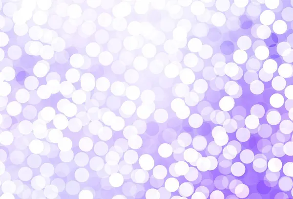 Light Purple Vector Background Bubbles Blurred Decorative Design Abstract Style — Stock Vector