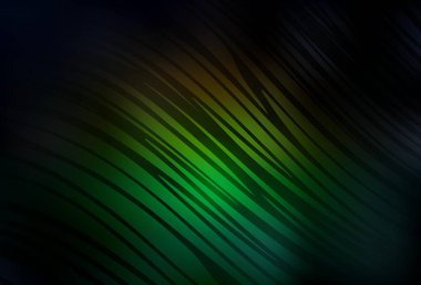 Koyu yeşil, kıvrımlı kırmızı vektör dokusu. Değişken çizgileri olan renkli geometrik örnek. İşiniz için en iyi tasarım.