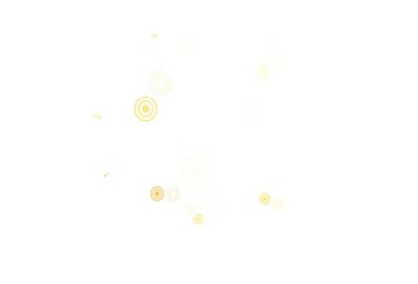 Küreli hafif turuncu vektör deseni. Doğa tarzında renkli baloncuklu soyut illüstrasyon. Reklamlar, broşürler için desen.