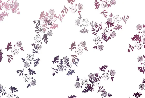 Texture Vectorielle Violet Clair Rose Avec Des Formes Abstraites Design — Image vectorielle