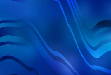 Wry çizgileri olan hafif Mavili vektör arkaplanı. Çağdaş gradyan soyut çizgileri olan çizimler. Reklamınız için yepyeni tasarım..