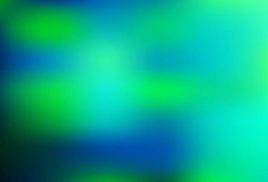 Açık yeşil vektör parlak deseni bulanıklaştırdı. Soyut ve gradyan renkte renkli çizimler. İşiniz için yeni tasarım.