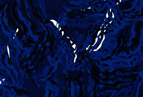 Fond Vectoriel Bleu Foncé Avec Des Lignes Irisées Échantillon Géométrique — Image vectorielle