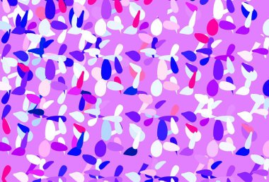 Açık Pembe, benekli kırmızı vektör arka planı. Doğa tarzında renkli baloncuklu soyut illüstrasyon. Güzel web siteleri için desen.