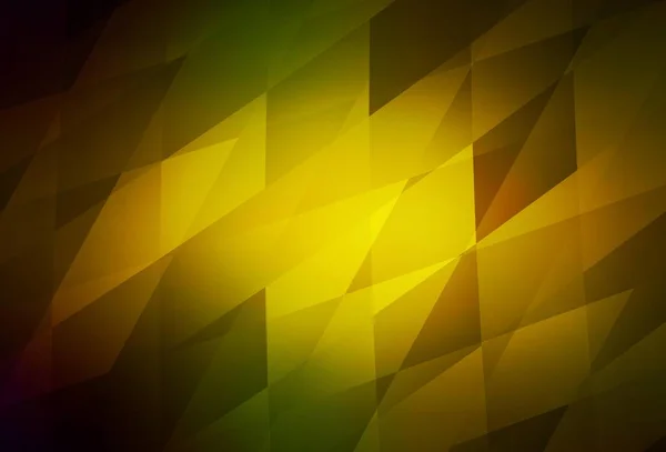 Dunkelgrüner Gelber Vektorhintergrund Mit Rechtecken Rechtecke Auf Abstraktem Hintergrund Mit — Stockvektor