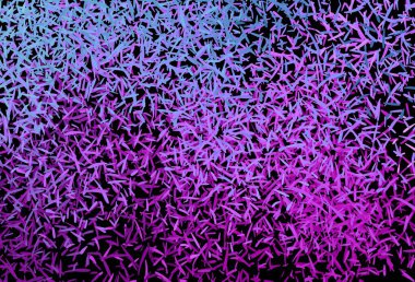 Koyu pembe, düz çizgileri olan mavi vektör düzeni. Keskin çizgili parlak renkli çizimler. Güzel geçmişiniz için şablon.