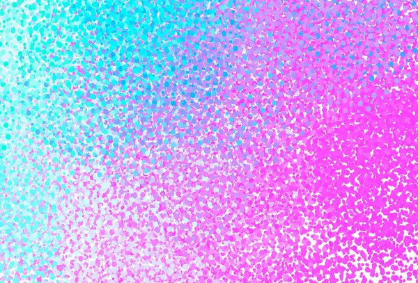 Світло Рожева Синя Векторна Текстура Дисками Абстрактна Ілюстрація Кольоровими Бульбашками — стоковий вектор