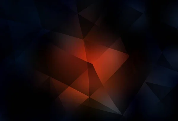 Vetor Vermelho Escuro Gradiente Triângulos Textura Ilustração Abstrata Colorida Com — Vetor de Stock