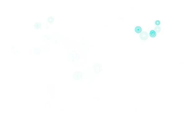 Modèle Vectoriel Vert Clair Avec Sphères Belle Illustration Colorée Avec — Image vectorielle