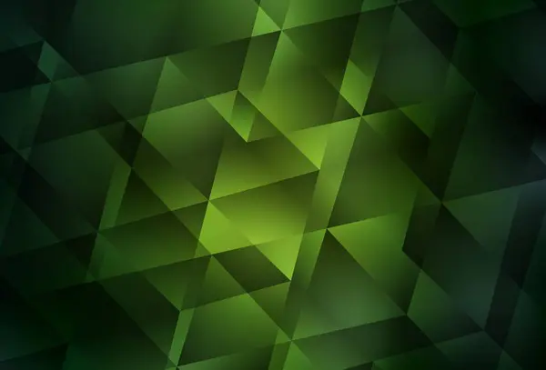 Vecteur Vert Foncé Faible Texture Poly Illustration Abstraite Polygonale Avec — Image vectorielle