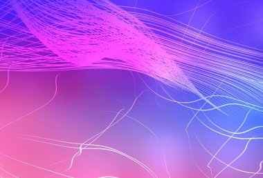 Açık pembe, mavi vektör renkli bulanık arkaplan. Gradyan tasarımlı, soyut, ışıltılı çizimler. Marka kitabınız için yeni biçim tasarımı.