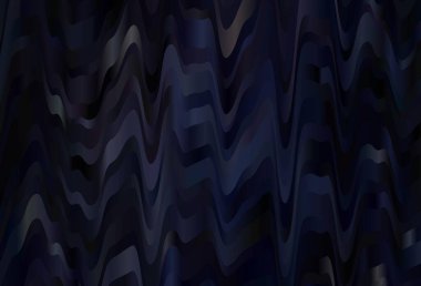 Bükülmüş çizgileri olan koyu gri vektör dokusu. Değişken çizgileri olan renkli soyut çizimler. Tasarımınız için renkli dalga deseni.