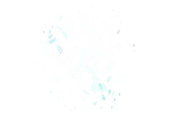 Світло Blue Векторний Природний Візерунок Листям Листя Елегантному Натуральному Візерунку — стоковий вектор