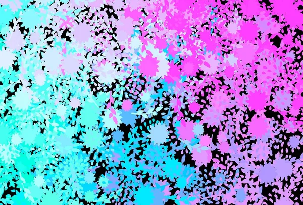 Темно Розовый Синий Векторный Фон Фасадами Простая Красочная Иллюстрация Абстрактными — стоковый вектор