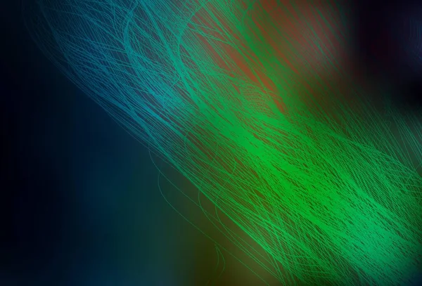 Темний Зелений Червоний Вектор Абстрактний Розмитий Фон Нова Кольорова Ілюстрація — стоковий вектор