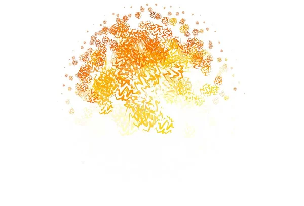 Világos Narancs Vektor Sablon Drótkötéllel Egy Teljesen Színes Illusztráció Egyszerű — Stock Vector