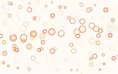 Noktalı açık kırmızı vektör arkaplanı. Doğa tarzında renkli baloncuklu soyut illüstrasyon. İş ilanınız için tasarım.