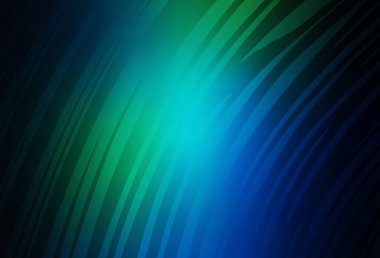 Koyu mavi, yeşil vektör renkli bulanık arkaplan. Soyut ve gradyan renkte renkli çizimler. Web siteniz için bulanık tasarım.