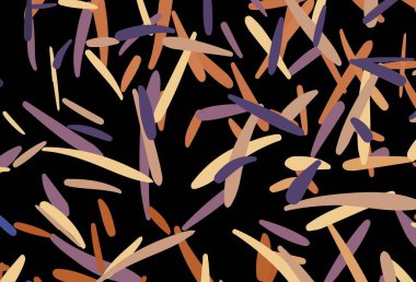 Koyu pembe, parlak çizgili sarı vektör arkaplan. Çizgilerle modern geometrik soyut çizim. Reklamınız, posteriniz, afişiniz için en iyi tasarım.