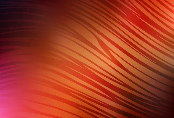 Textura Vectorial Rojo Oscuro Con Líneas Curvas Ilustración Colorida Estilo — Vector de stock