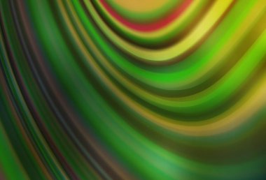 Koyu yeşil, sarı vektör bulanık parlak soyut arkaplan. Soyut renkli gradyan çizimi. İşiniz için yepyeni bir tasarım..