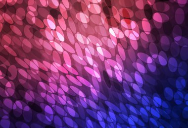 Koyu mor, küreli pembe vektör deseni. Bulanık dekoratif tasarım baloncuklu soyut tarzda. Duvar kağıtlarının dokusu için desen.