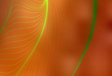 Eğri çizgileri olan açık turuncu vektör dokusu. Basit bir şekilde yepyeni renkli bir tasvir. Tasarımınız için desen.