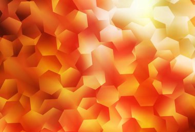 Açık kırmızı, sarı vektör üçgen çizim. Yarım ton şeklinde, üçgenli yaratıcı illüstrasyon. Web siteniz için yeni bir doku.