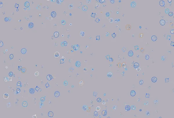 Modèle Vectoriel Bleu Clair Jaune Avec Farine Biologique Illustration Avec — Image vectorielle