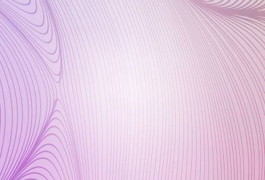 Açık Mor çizgili vektör arkaplanı. Değişken çizgileri olan renkli geometrik örnek. İşiniz için en iyi tasarım.