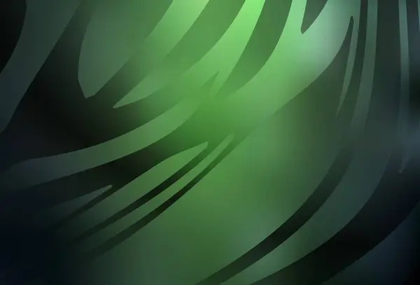 Vector Verde Oscuro Fondo Borroso Abstracto Ilustración Abstracta Moderna Con — Vector de stock