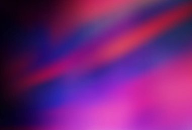 Koyu mor, pembe vektör soyut bulanık arkaplan. Gradyan tasarımlı, soyut, ışıltılı çizimler. Çalışmalarınız için akıllı tasarım.