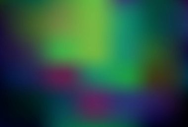 Koyu yeşil vektör arkaplanı bulanıklaştırdı. Parlak renkli bir illüstrasyon. İş tasarımınız için yeni biçim.